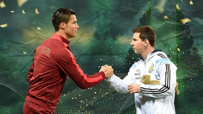 Messi và Ronaldo đã có nhiều lần chạm chán nhau trên sân cỏ